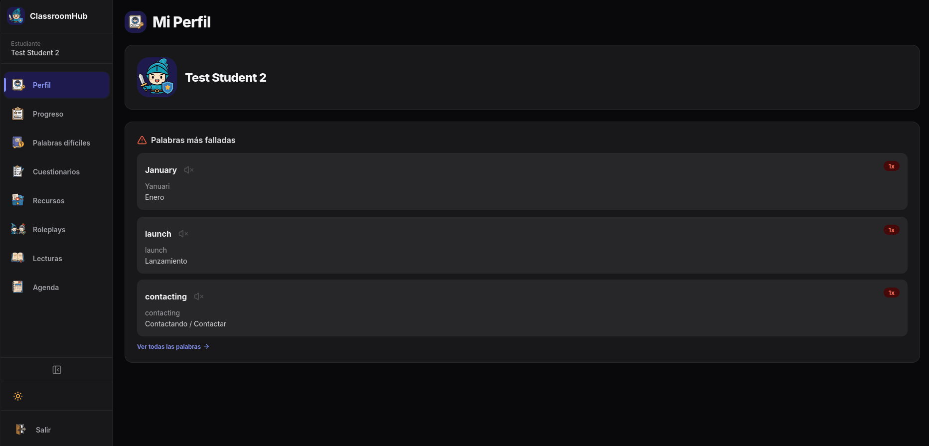 Web Portal screenshot